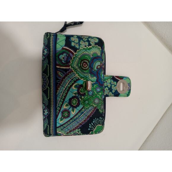 Vera Bradley Zip Around Turn Lock Wallet - Picture 6 of 8